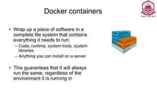 Containerization Principles Overview for app development and deployment