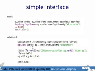 simple interface
Basic




Advanced




                              15
 
