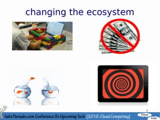 changing the ecosystem




                         6
 