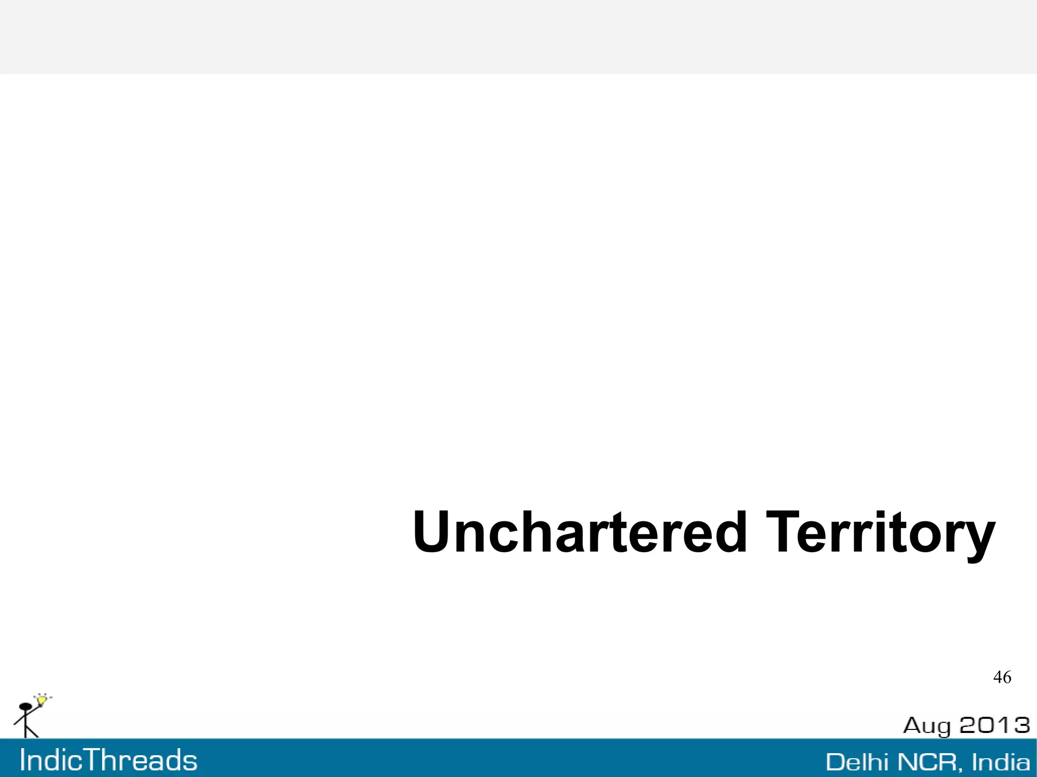 Elasticsearch and NOSQL Database
Stores documents or JSON data
CRUD
High performance -24 billion records queried in 900 ms
Unlike SOLR original source is retained
Built in support for Sharding and Replicas
Versioning and Commits
 