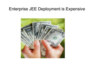 Enterprise JEE Deployment is Expensive
 