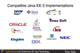 Compatible Java EE 5 Implementations




                                       3
 