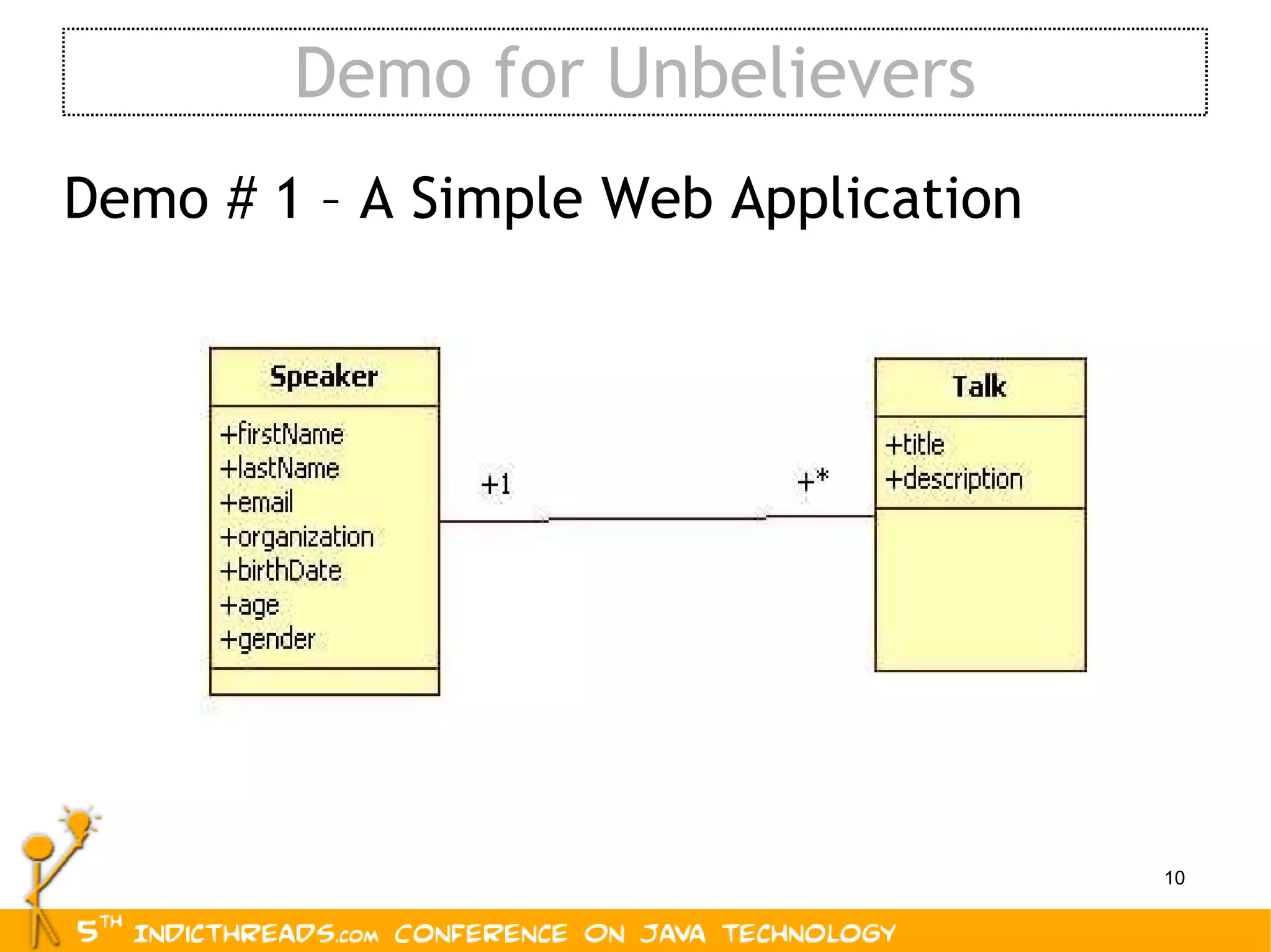 Demo for Unbelievers Demo # 1 – A Simple Web Application 