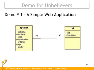 Demo for Unbelievers Demo # 1 – A Simple Web Application 