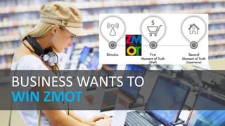 BUSINESS WANTS TO
WIN ZMOT
 