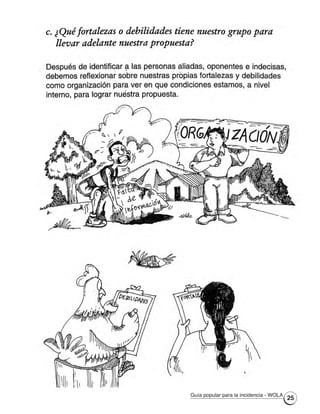 Guía popular para la incidencia - WOLA
25
 