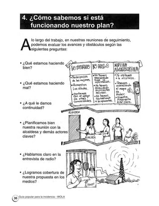 Guía popular para la incidencia - WOLA
36
 