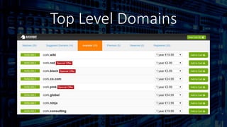 Top Level Domains
 