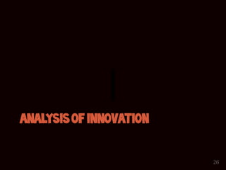 ANALYSIS OF INNOVATION


                         26
 