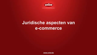 Juridische aspecten van e-commerce 