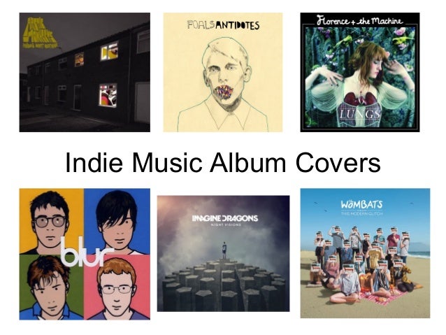Indie music album covers