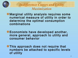 Indifference curve | PPT