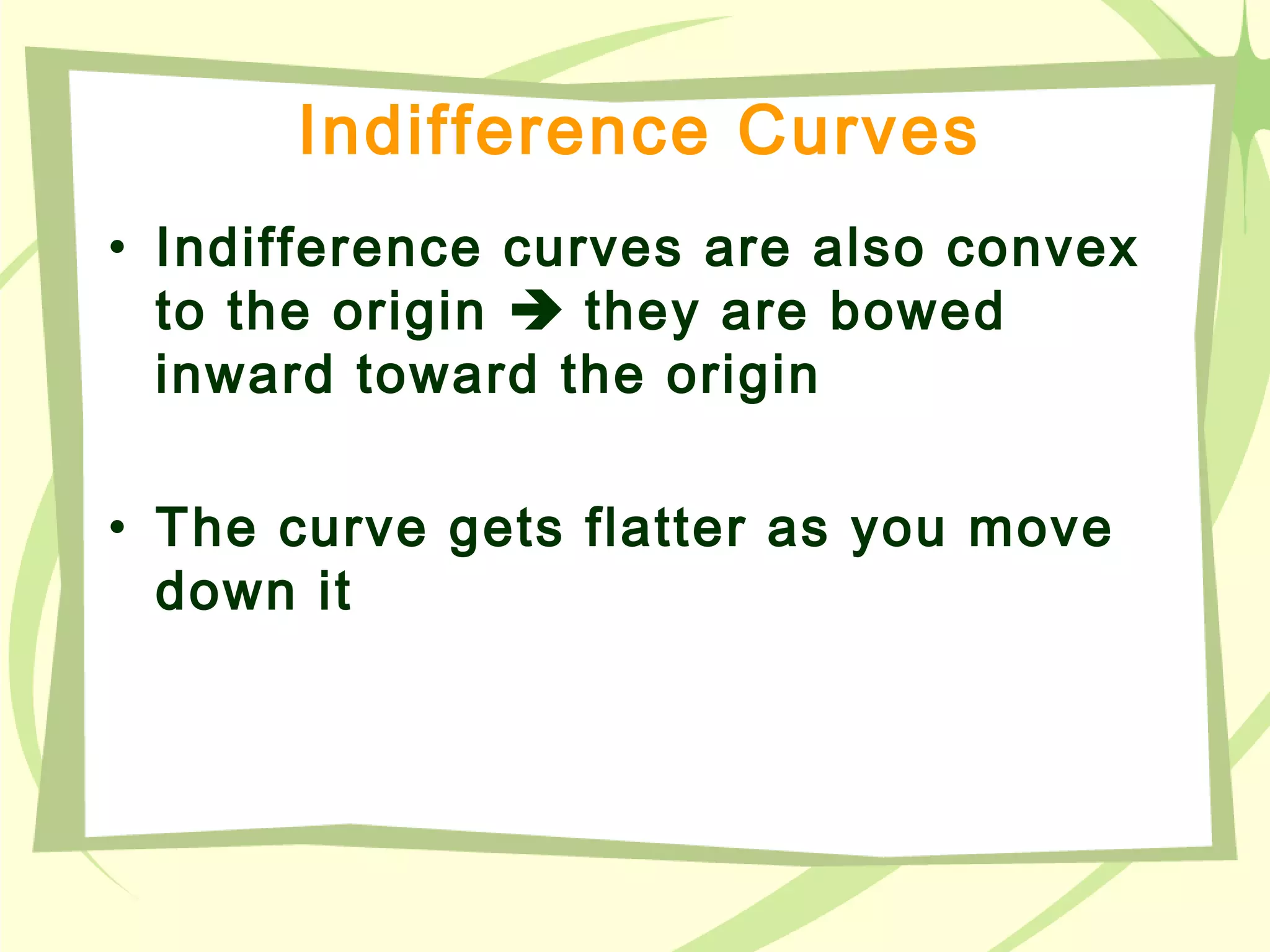 Indifference Curve | PPT