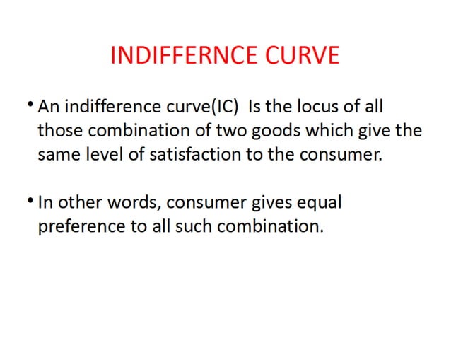 Indifference curve1 | PPT