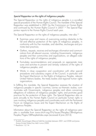 Indigenous People and the United Nations Human Rights System | PDF
