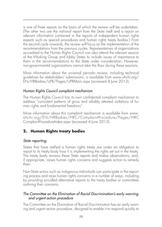 Indigenous People and the United Nations Human Rights System | PDF