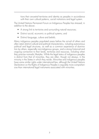 Indigenous People and the United Nations Human Rights System | PDF