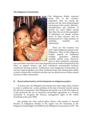 Indigenous people in the philippines | PDF