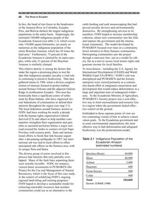 Indigenous peoples and conservation organizations | PDF