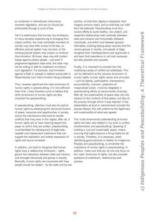 Indigenous peoples and peacebuilding | PDF