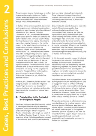 Indigenous peoples and peacebuilding | PDF