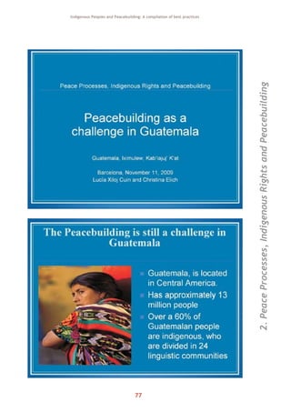 Indigenous peoples and peacebuilding | PDF