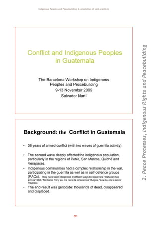 Indigenous peoples and peacebuilding | PDF
