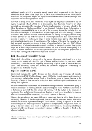 Indigenous and Traditional Peoples and Climate Change | PDF