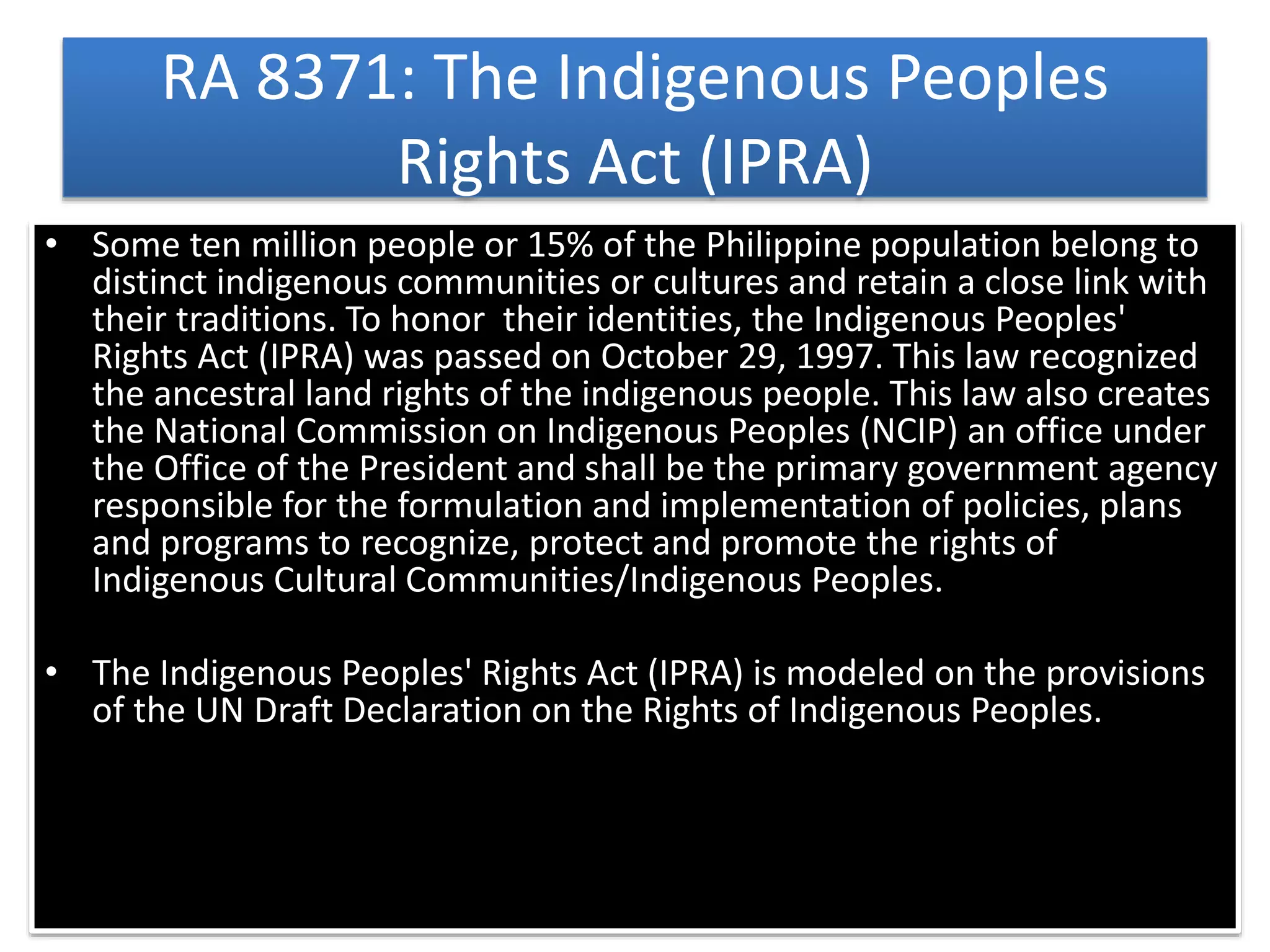 Indigenous Peoples of the Philippines | PPTX