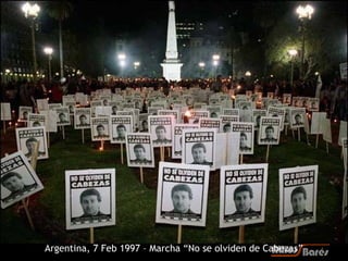 Argentina, 7 Feb 1997 – Marcha “No se olviden de Cabezas”
 