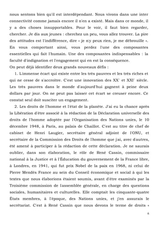 Indignez vous, texto original en francés de Stéphane Hessel