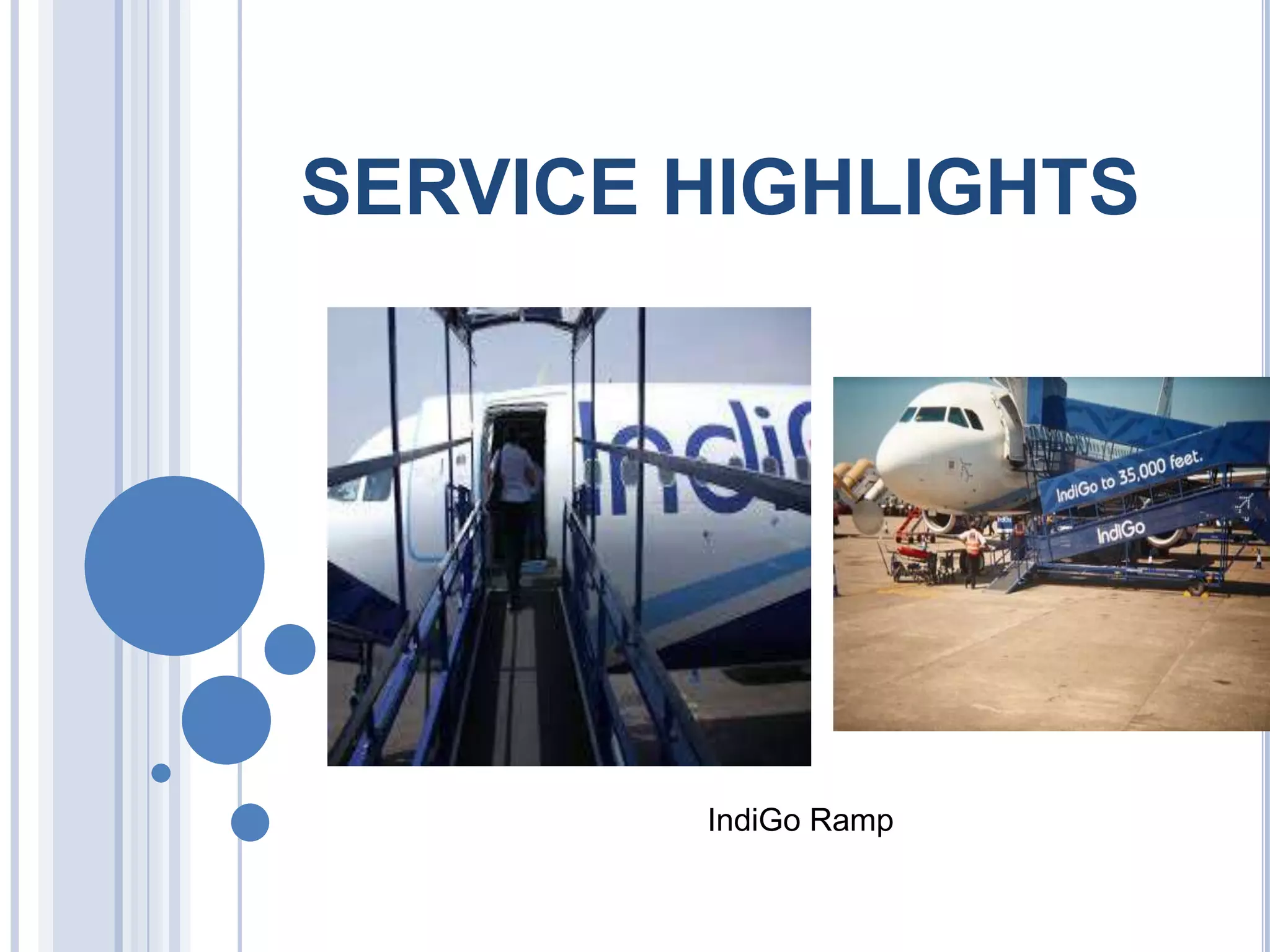 SERVICE HIGHLIGHTS

IndiGo Ramp

 
