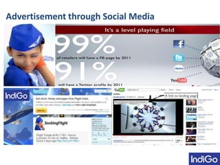 Advertisement through Social Media
 