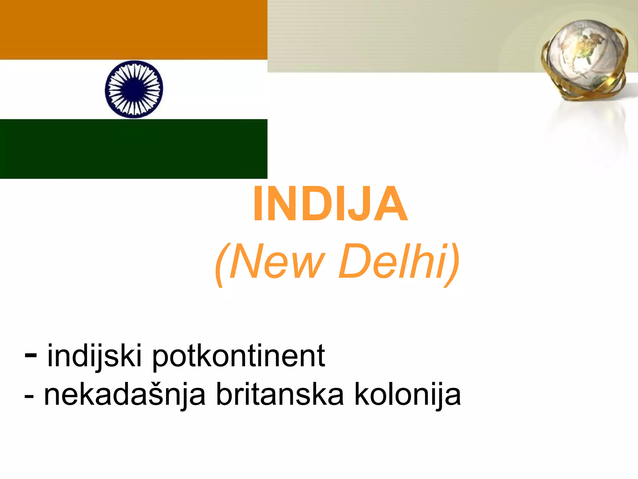 Indija PPT Indija PPT