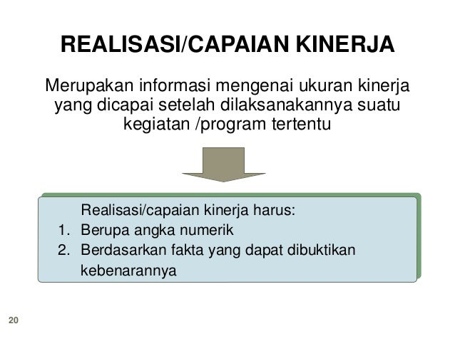 Perencanaan Pembangunan Daerah Indikator Kinerja