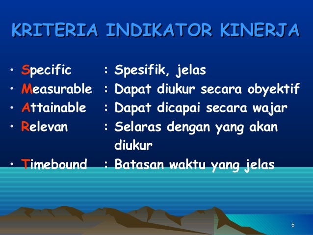 Memperdagangkan indikator kinerja utama