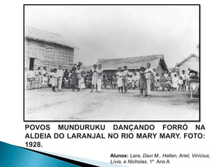 Alunos: Lara, Davi M., Hallan, Ariel, Vinícius, 
Lívia, e Nicholas. 1º Ano A 
 