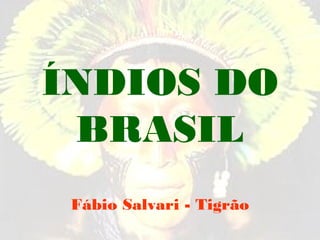 ÍNDIOS DO
BRASIL
Fábio Salvari - Tigrão
 
