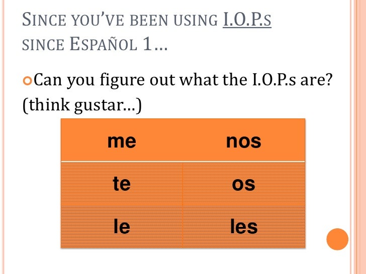 iop spanish