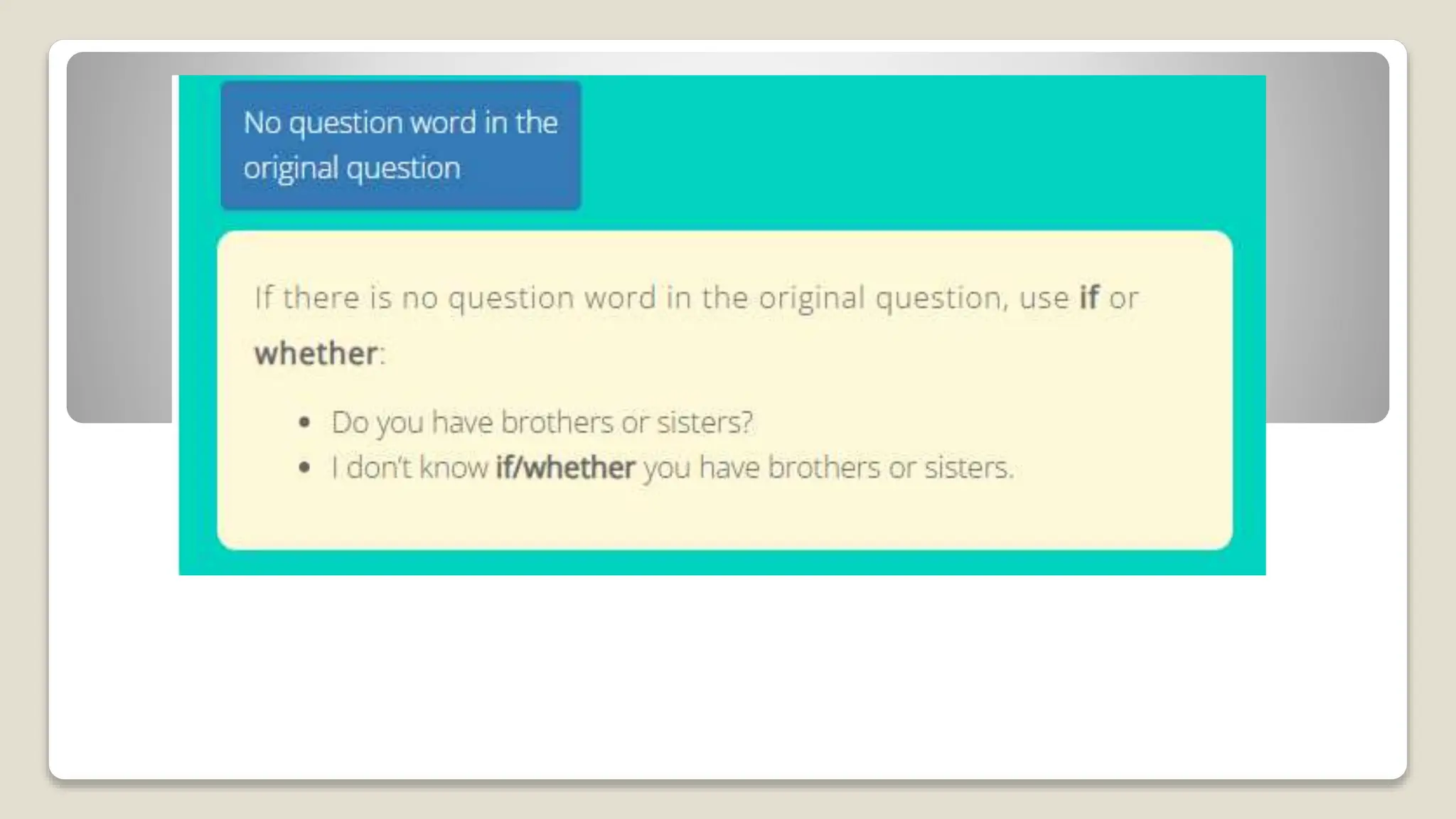 Como hacer preguntas indirectas en ingles pptx