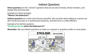 Indirect Questions PPT