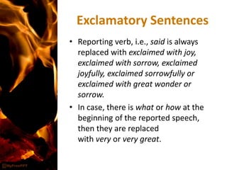 Indirect speech | PPTX