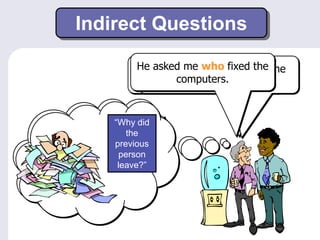 Indirect speech questions | PPTX