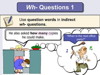 Indirect speech questions | PPTX