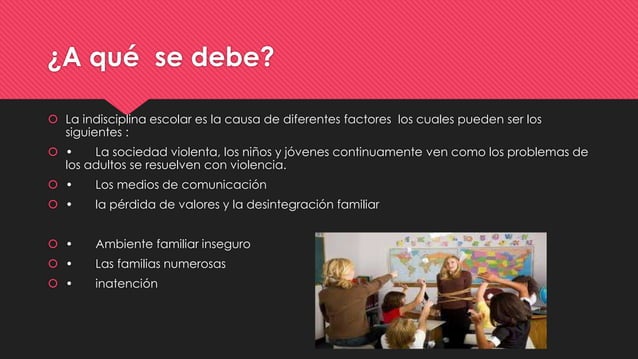 Indisciplina en el aula CREN | PPTX