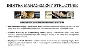 INDITEX presentación sobre su organización y estrategias | PDF