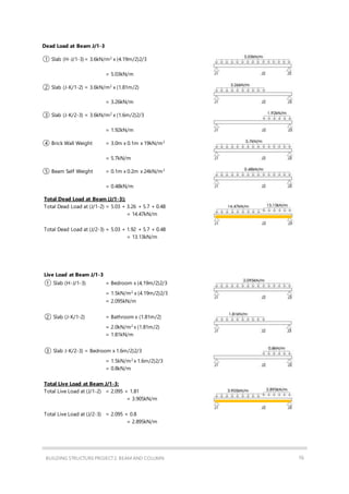 Beam And Column Analysis Individual Component Docx