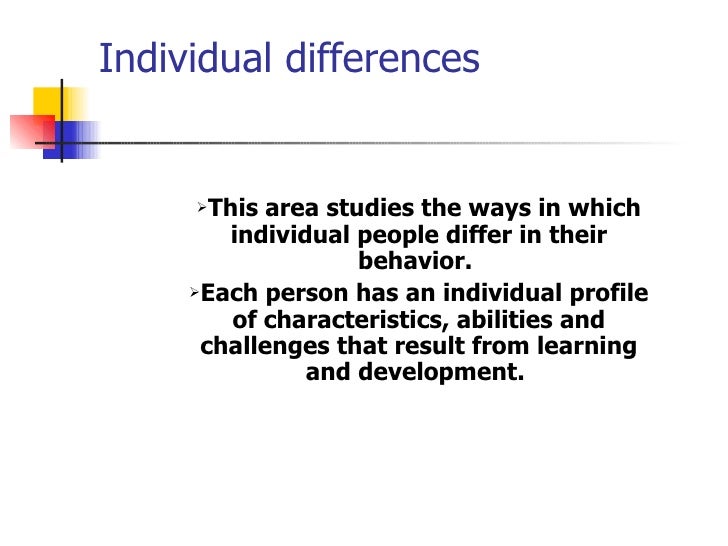 Individual Differences2