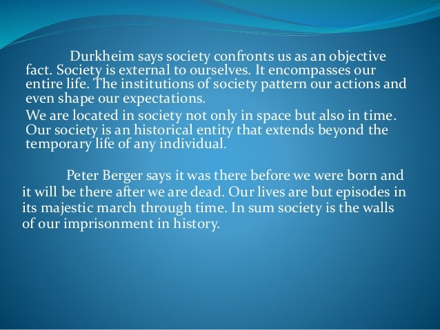 Individual and society