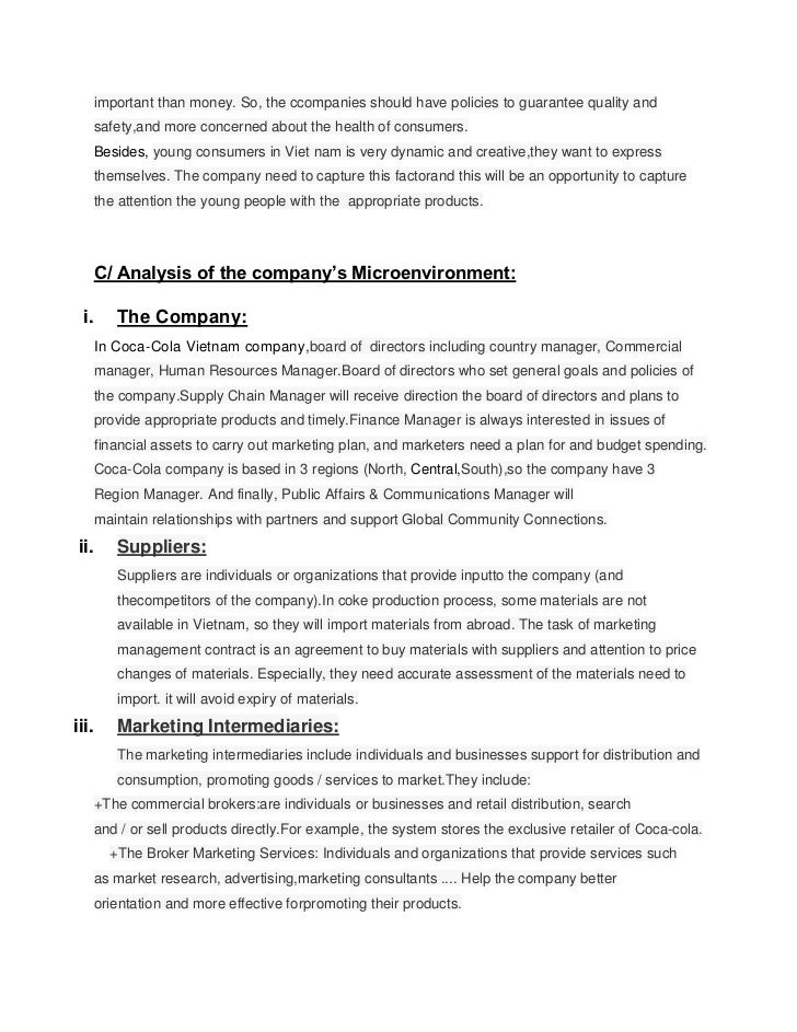 micro environmental factors affecting coca cola Free essay: external analysis of nestle: nestle in the global environment: nestle coca cola's micro and macro environment departments and management levels—as it affects marketing management's decision making. micro environmental factors affecting coca cola Free essay: external analysis of nestle: nestle in the global environment: nestle coca cola's micro and macro environment departments and management levels—as it affects marketing management's decision making.